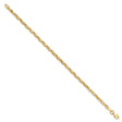 14K Yellow Gold 2 mm Polished Chain Bracelet