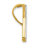 14k Multi-Tone Gold X Pendant with Greek Key Motif, Unisex Geometric Statement Jewelry