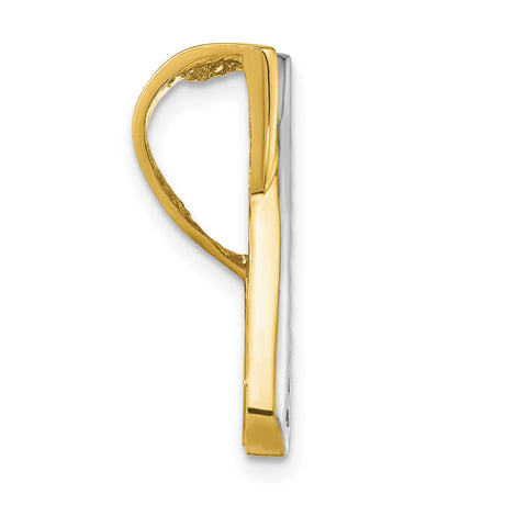 14k Multi-Tone Gold X Pendant with Greek Key Motif, Unisex Geometric Statement Jewelry