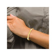 14K Yellow Gold 6.5 mm Herringbone Chain Bracelet, Polished