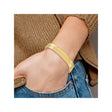14K Yellow Gold 10 mm Herringbone Chain Bracelet, Polished