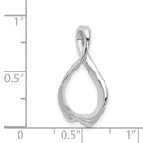 14k White Gold Fish Ichthys Pendant, Minimalist Christian Religious Charm for Women