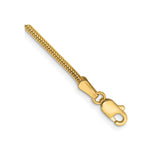 14K Yellow Gold 1.6 mm Polished Chain Bracelet, Solid