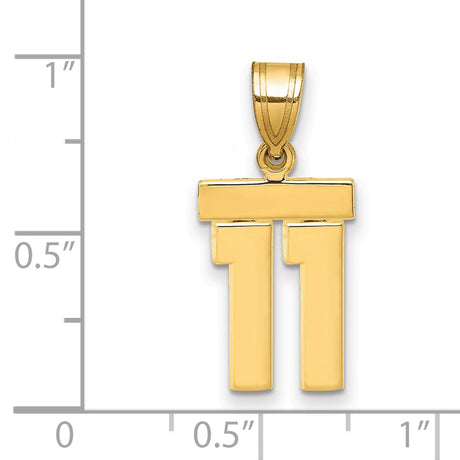14k Yellow Gold Chai Pendant with Hebrew Symbol of Life, Unisex Jewish Charm
