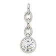 CZ Interchangeable Charm Pendant in Real 316 Stainless Steel