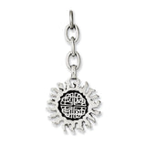 Dangling Sun With Celtic Pattern Charm Pendant in Real 316 Stainless Steel