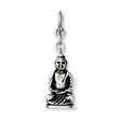 Buddha Interchangeable Charm Pendant in 316 Stainless Steel