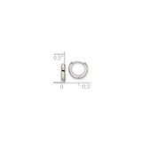 Stainless Steel Hoop Earrings, Polished Minimalist Design, Lightweight Hypoallergenic Style