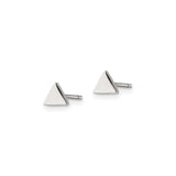 316 Stainless Steel Triangle Stud Earrings, Minimalist Geometric Unisex Design