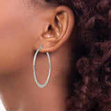Stainless Steel Hoop Earrings, Lightweight Polished Minimalist Design, Hypoallergenic Jewelry