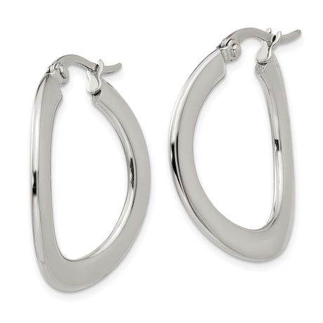 316 Stainless Steel Hoop Earrings, Minimalist Lightweight Polished Design, Hypoallergenic for Women