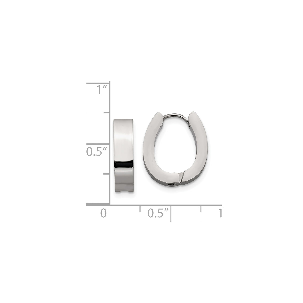 316 Stainless Steel Huggie Hoop Earrings, Smooth Polished Hinged Small Hoops, Unisex Minimalist Jewelry