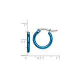 Stainless Steel Hoop Earrings, Polished Finish, Modern Minimalist Style, Unisex Latch Back Closure
