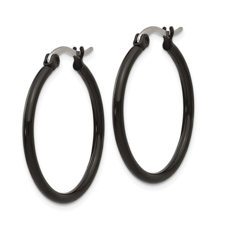 316 Stainless Steel Hoop Earrings, Matte Minimalist Design, Unisex Modern Urban Style