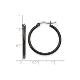 316 Stainless Steel Hoop Earrings, Matte Minimalist Design, Unisex Modern Urban Style