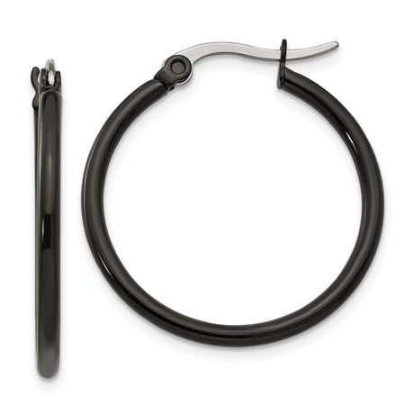316 Stainless Steel Hoop Earrings, Matte Minimalist Design, Unisex Modern Urban Style