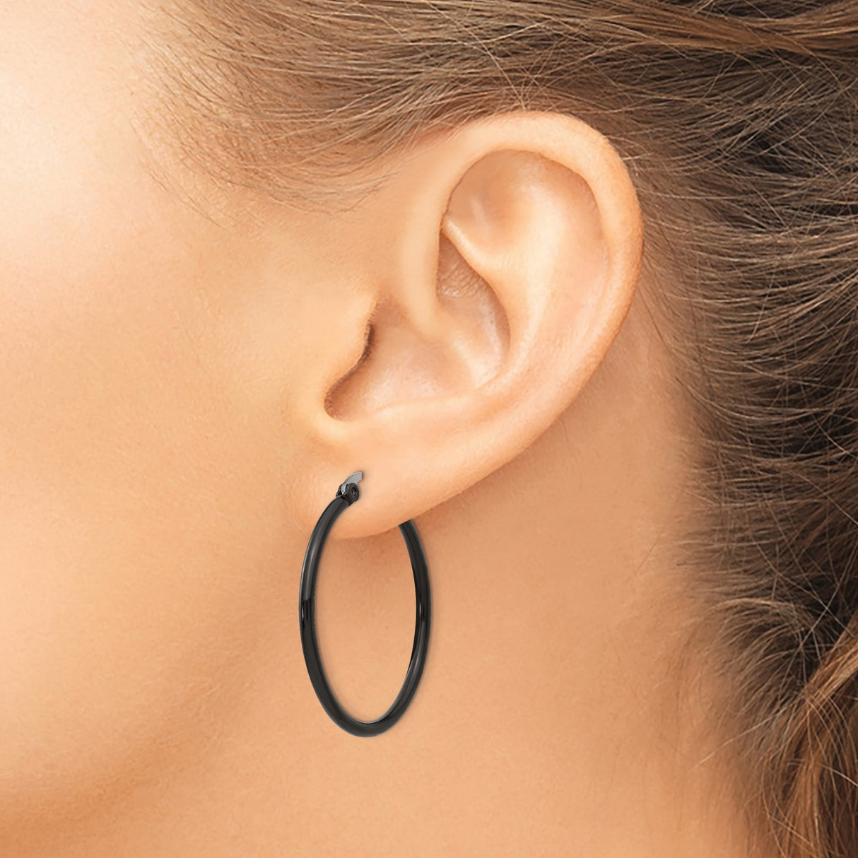 316 Stainless Steel Hoop Earrings, Polished Modern Minimalist Design, Unisex and Hypoallergenic