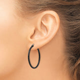316 Stainless Steel Hoop Earrings, Polished Modern Minimalist Design, Unisex and Hypoallergenic