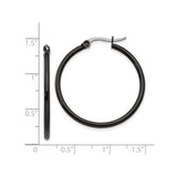 316 Stainless Steel Hoop Earrings, Polished Modern Minimalist Design, Unisex and Hypoallergenic