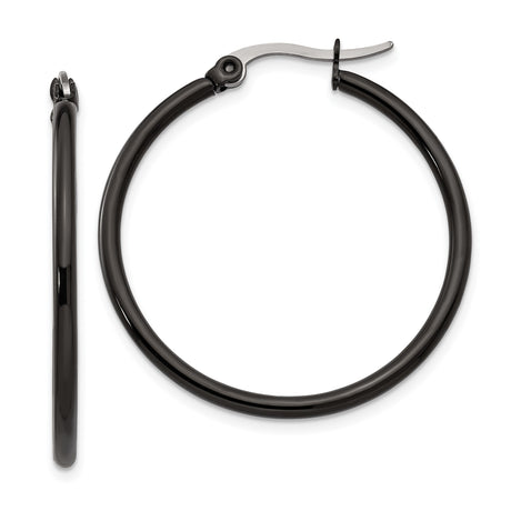 316 Stainless Steel Hoop Earrings, Polished Modern Minimalist Design, Unisex and Hypoallergenic