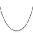 Stainless Steel 2 mm Curb Chain Necklace