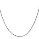 Stainless Steel 2 mm Ball (beaded) Chain Necklace