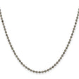 Stainless Steel 2.4 mm Ball (beaded) Chain Necklace