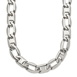 Stainless Steel 12 mm Polished Chain Necklace shown for scale