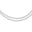 Stainless Steel 6 mm Polished Chain Necklace alternate angle