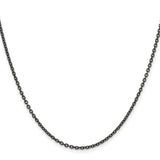 Stainless Steel 2.7 mm Cable Chain Necklace