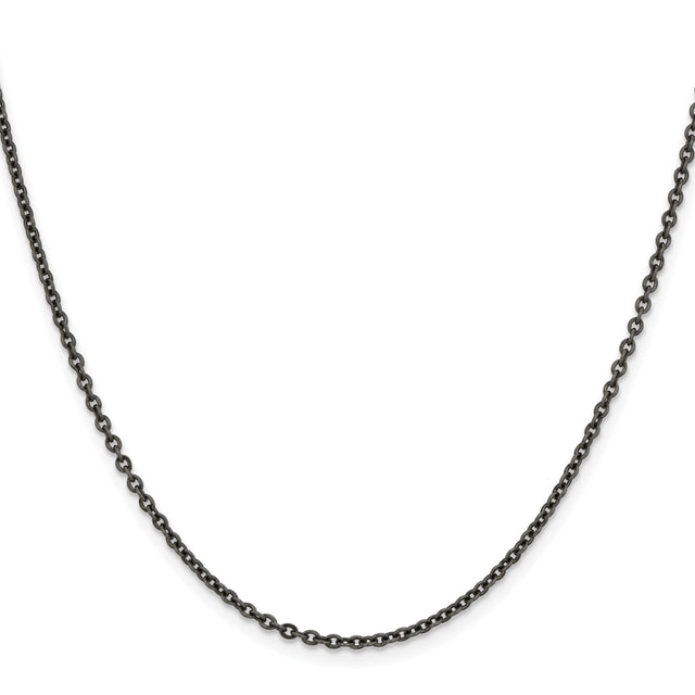 Stainless Steel 2.7 mm Cable Chain Necklace