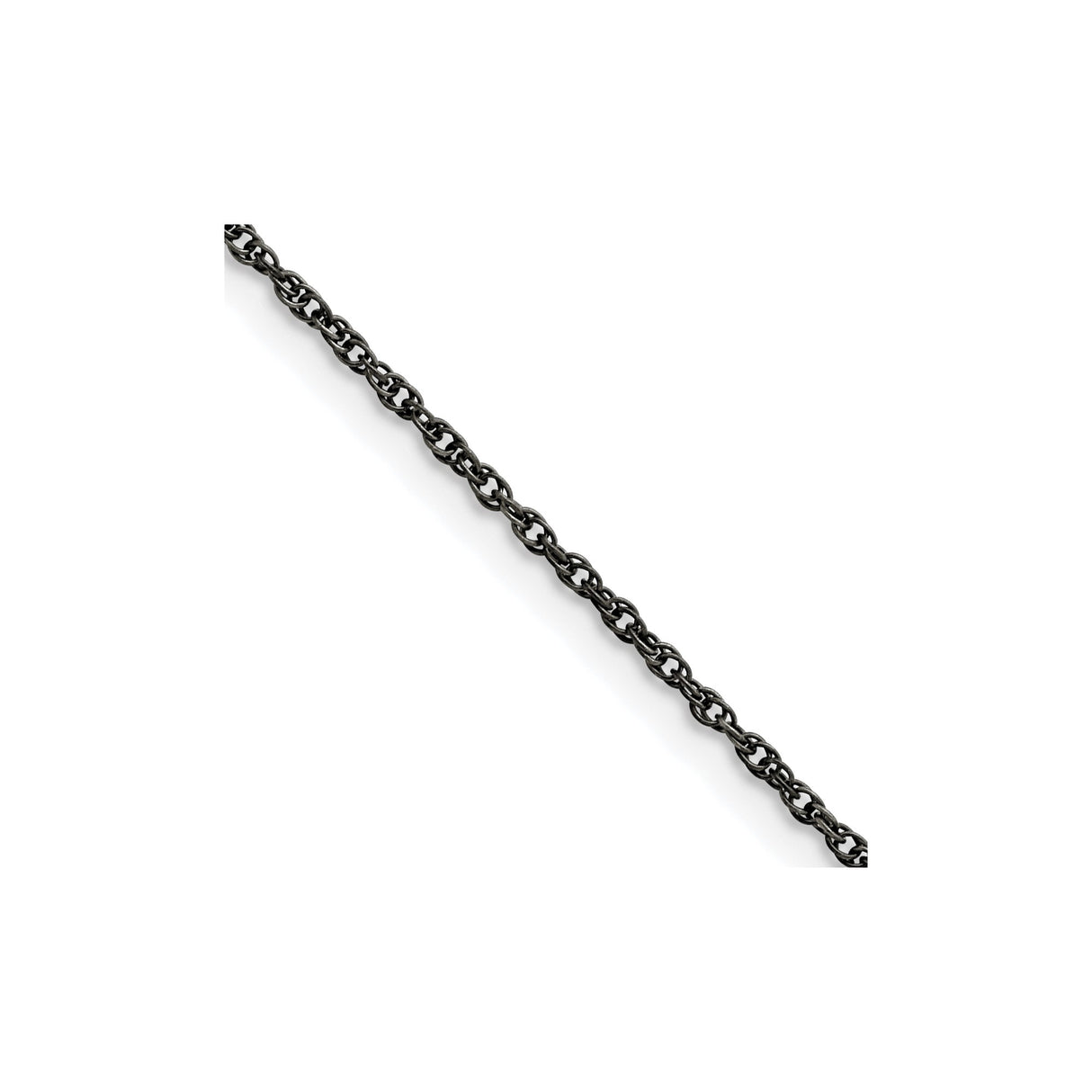 Stainless Steel 2 mm Open link Chain Necklace detail view