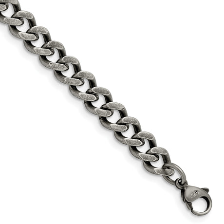 Stainless Steel 7.5 mm Curb Chain Anklet