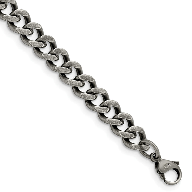 Stainless Steel 7.5 mm Curb Chain Anklet