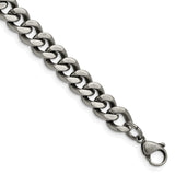 Stainless Steel 9.25 mm Curb Chain Anklet