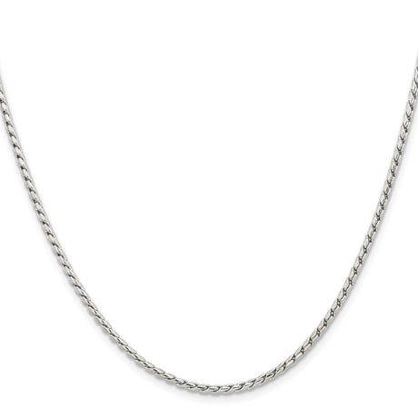 Stainless Steel 2.5 mm Polished Chain Necklace