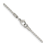Stainless Steel 2.5 mm Polished Chain Necklace alternate angle