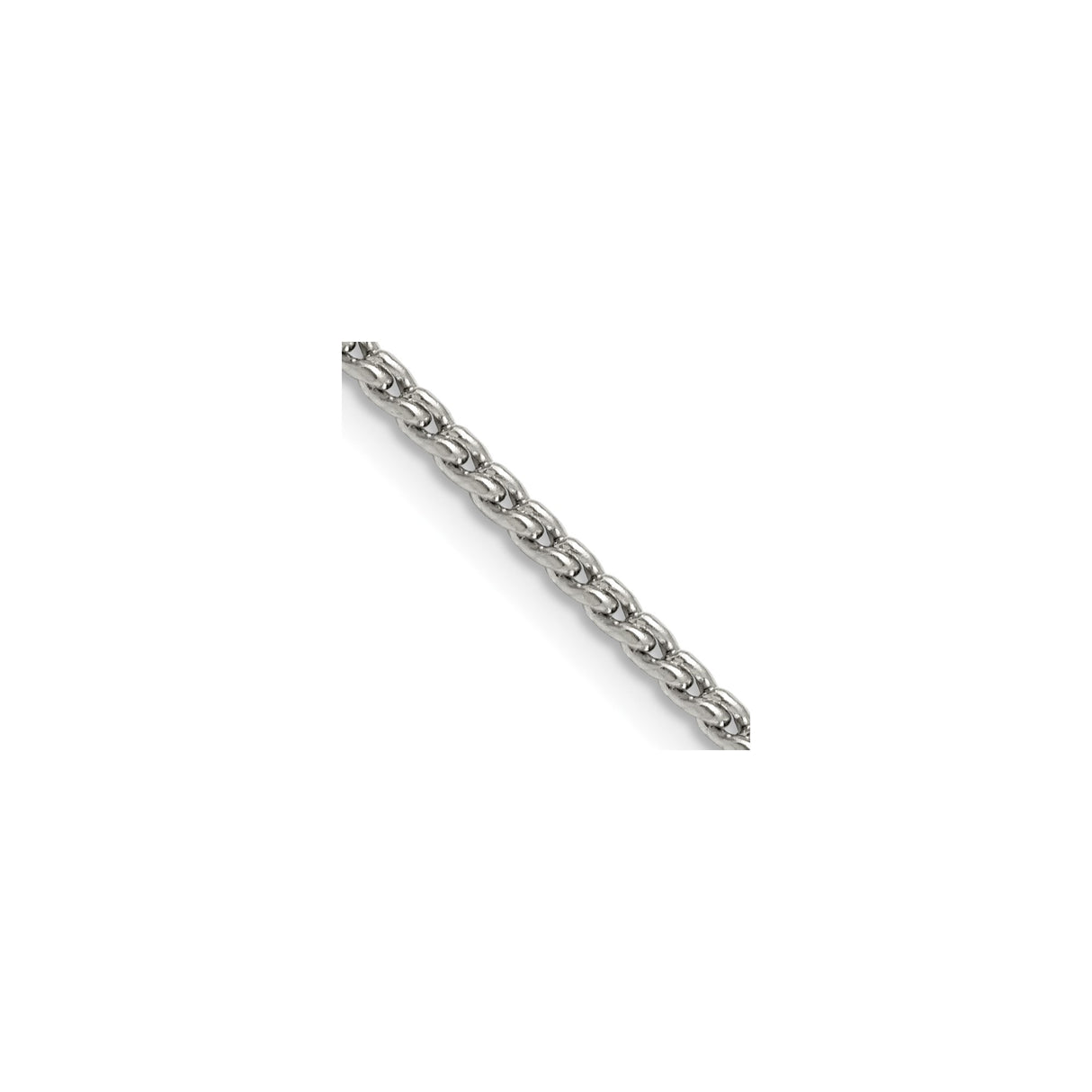 Stainless Steel 2.5 mm Polished Chain Necklace detail view