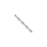 Stainless Steel 2.5 mm Polished Chain Necklace detail view