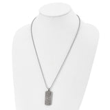 Live Dream Believe Words On Dog Tag Necklace Charm Pendant in Real 316 Stainless Steel