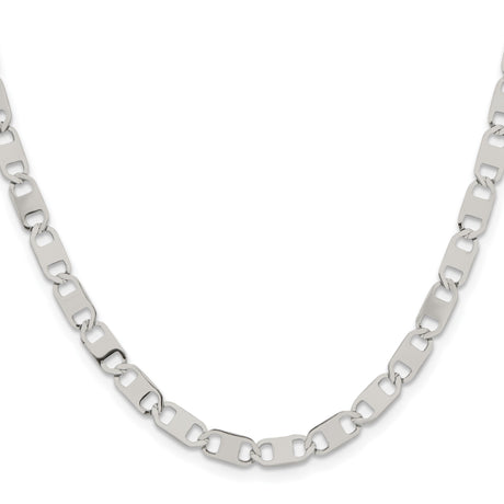 Stainless Steel 5 mm Polished Chain Necklace