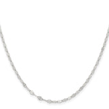 Stainless Steel 2.9 mm Polished Chain Necklace