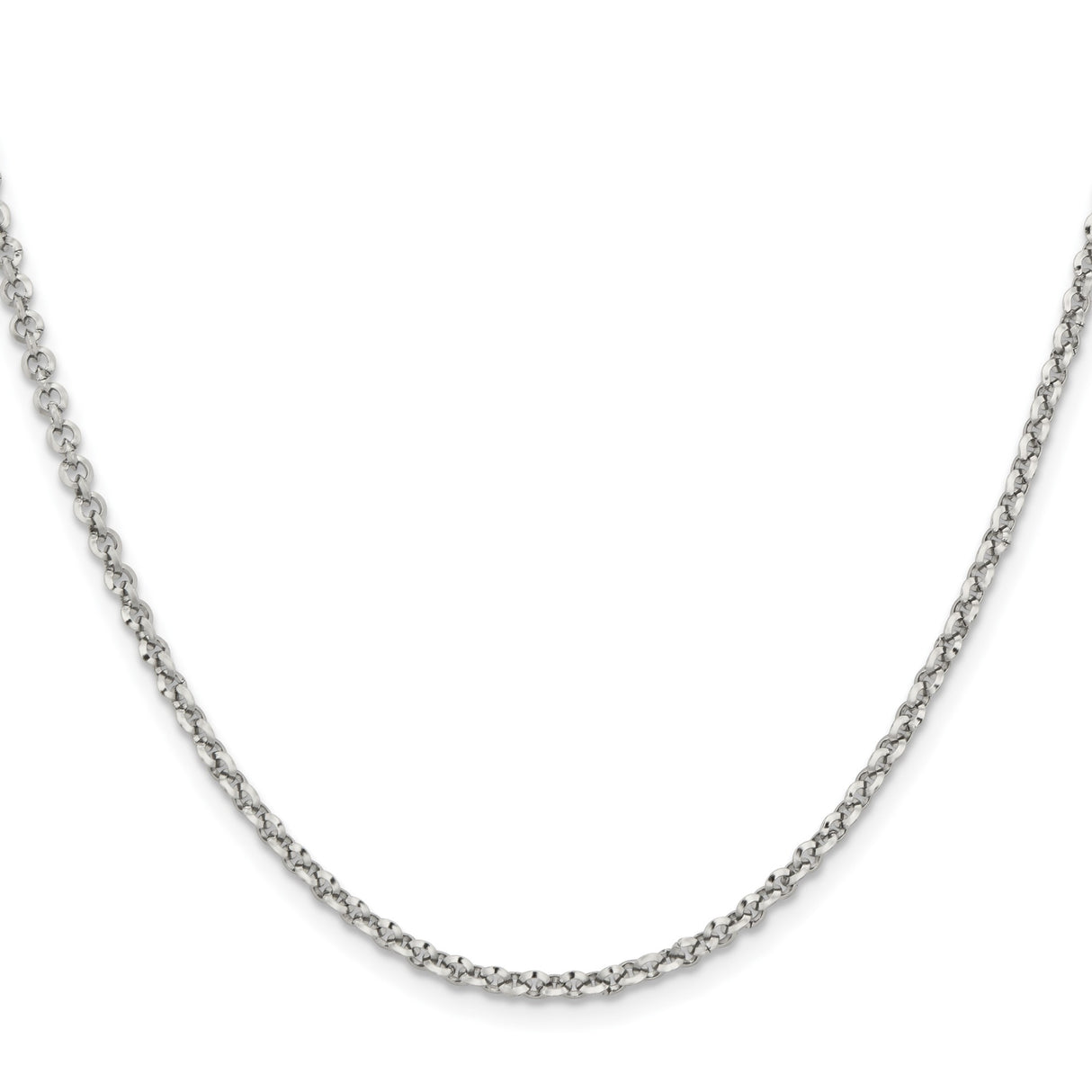 Stainless Steel 3.2 mm Polished Chain Necklace