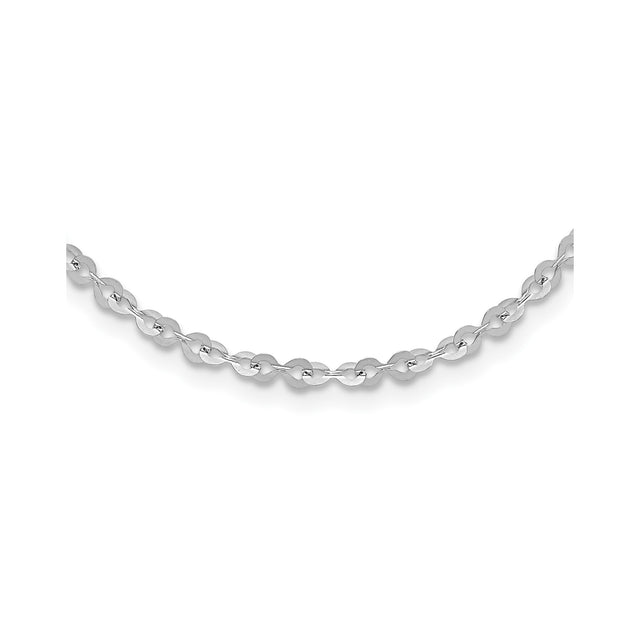 Stainless Steel 3.4 mm Polished Chain Necklace alternate angle