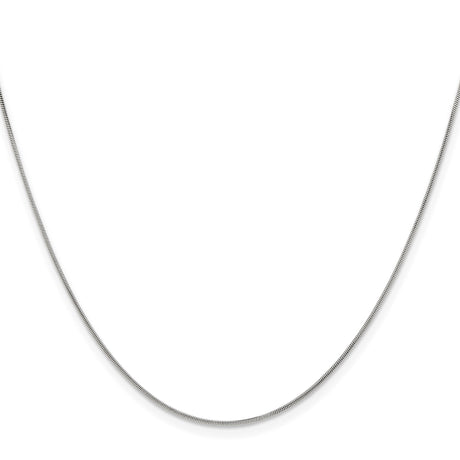 Stainless Steel 0.9 mm Polished Chain Necklace