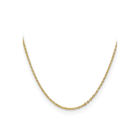 Yellow Gold 1.7 mm Polished Chain Necklace