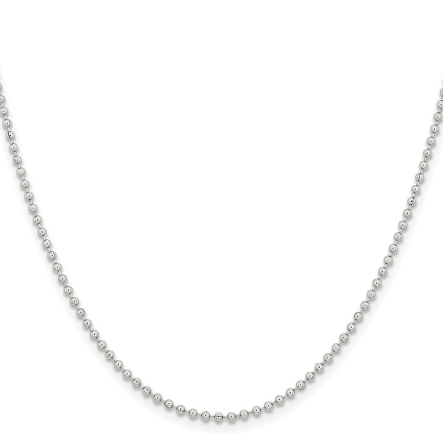 Stainless Steel 2 mm Polished Chain Necklace