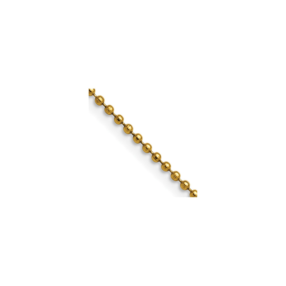 Stainless Steel 2 mm Polished Chain Necklace detail view
