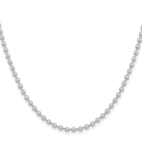 Stainless Steel 3 mm Polished Chain Necklace