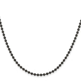 Stainless Steel 3 mm Polished Chain Necklace